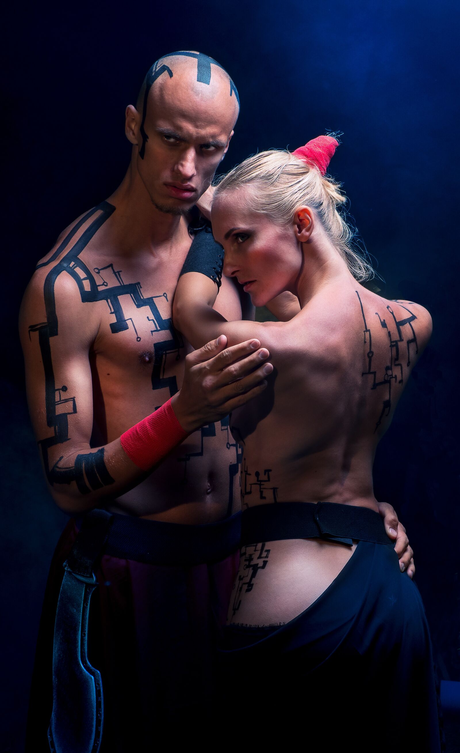 Olympus OM-D E-M1 Mark II + Olympus M.Zuiko Digital ED 40-150mm F2.8 Pro sample photo. Art, body painting, body photography