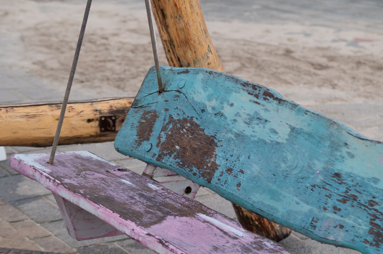 Nikon D300 sample photo. Beach, pink, blue photography