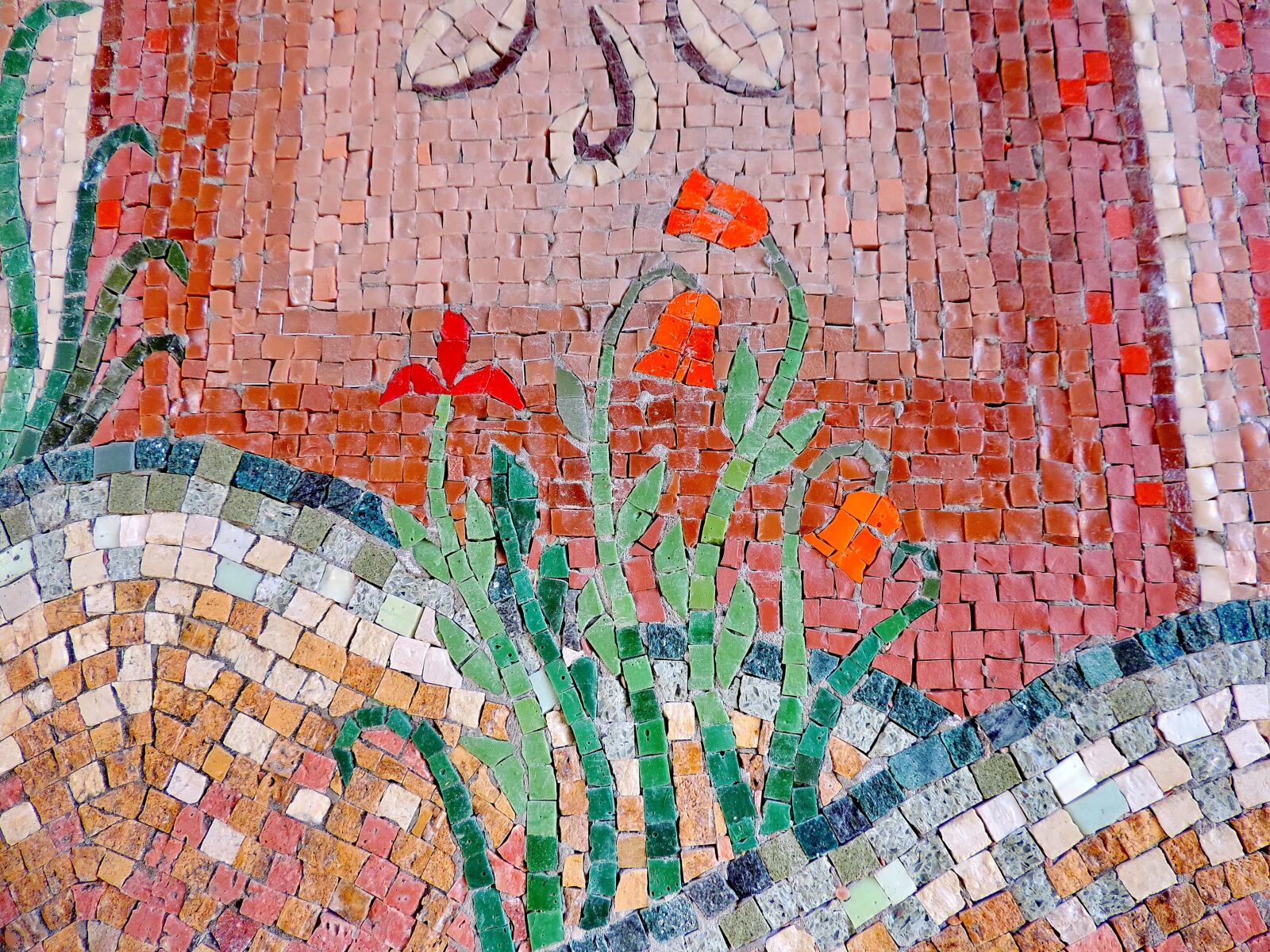 Nikon Coolpix P520 sample photo. Flowers, mosaic, texture, pattern photography