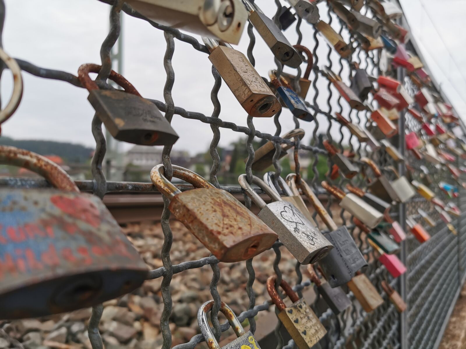 HUAWEI P30 Pro sample photo. Lock, love, love lock photography