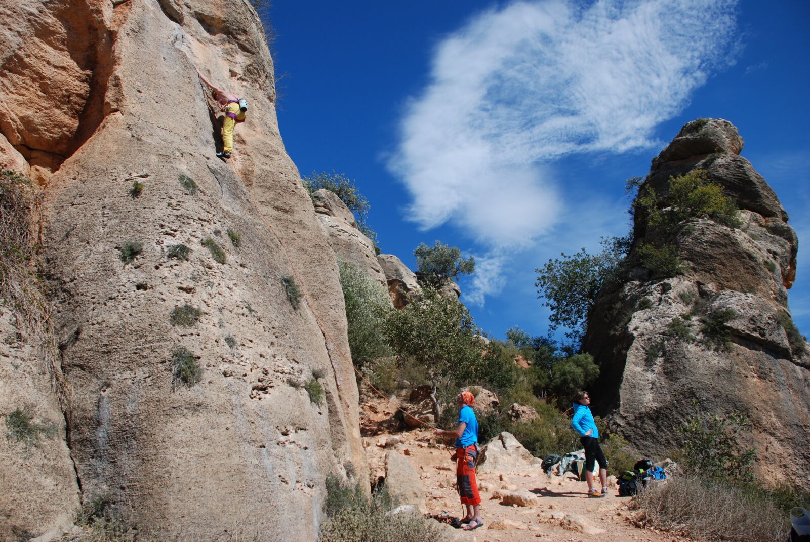 Nikon D80 sample photo. Climbing, rope, skalka photography