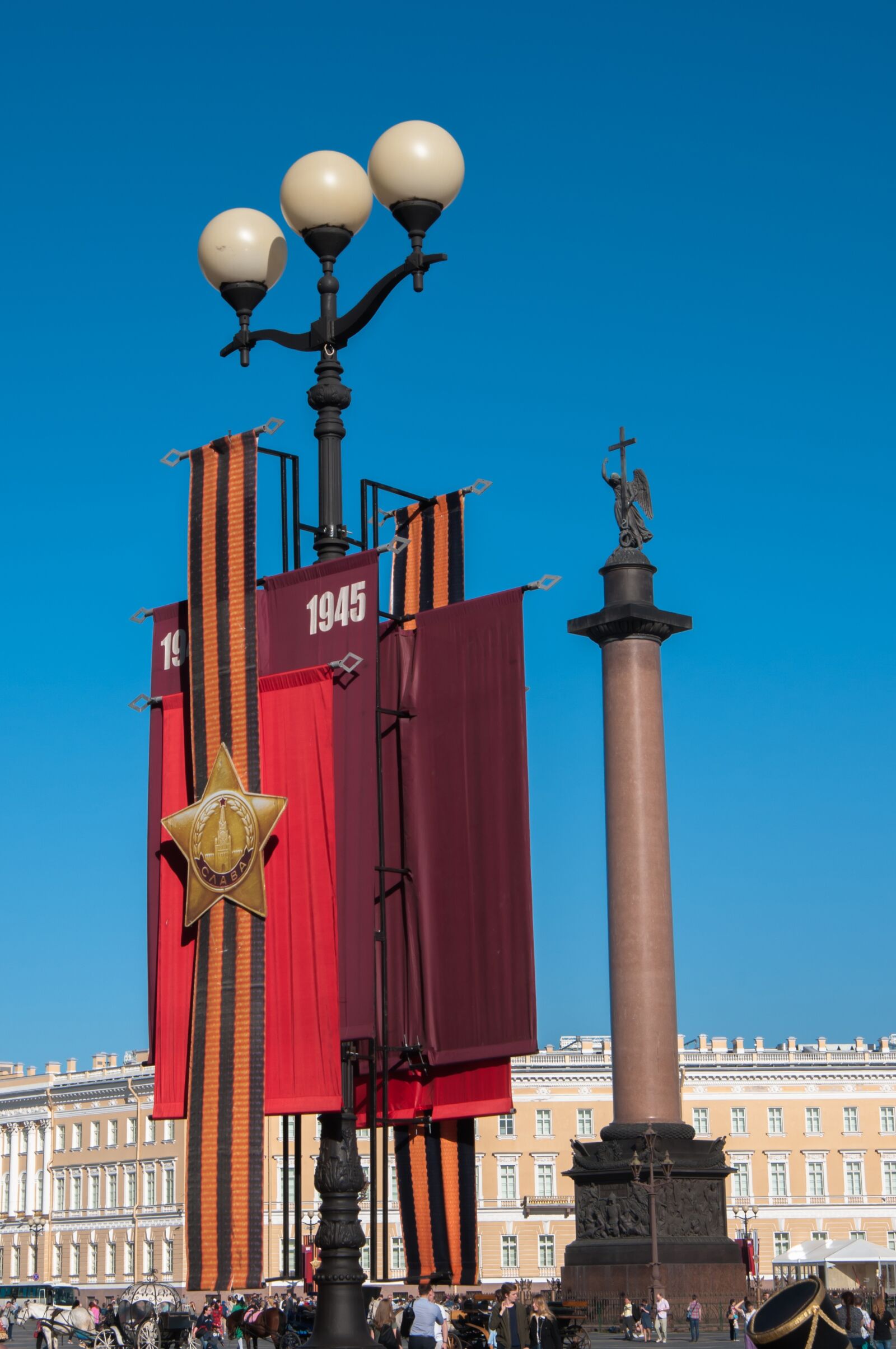 Nikon D300S sample photo. Victory day, palace square photography