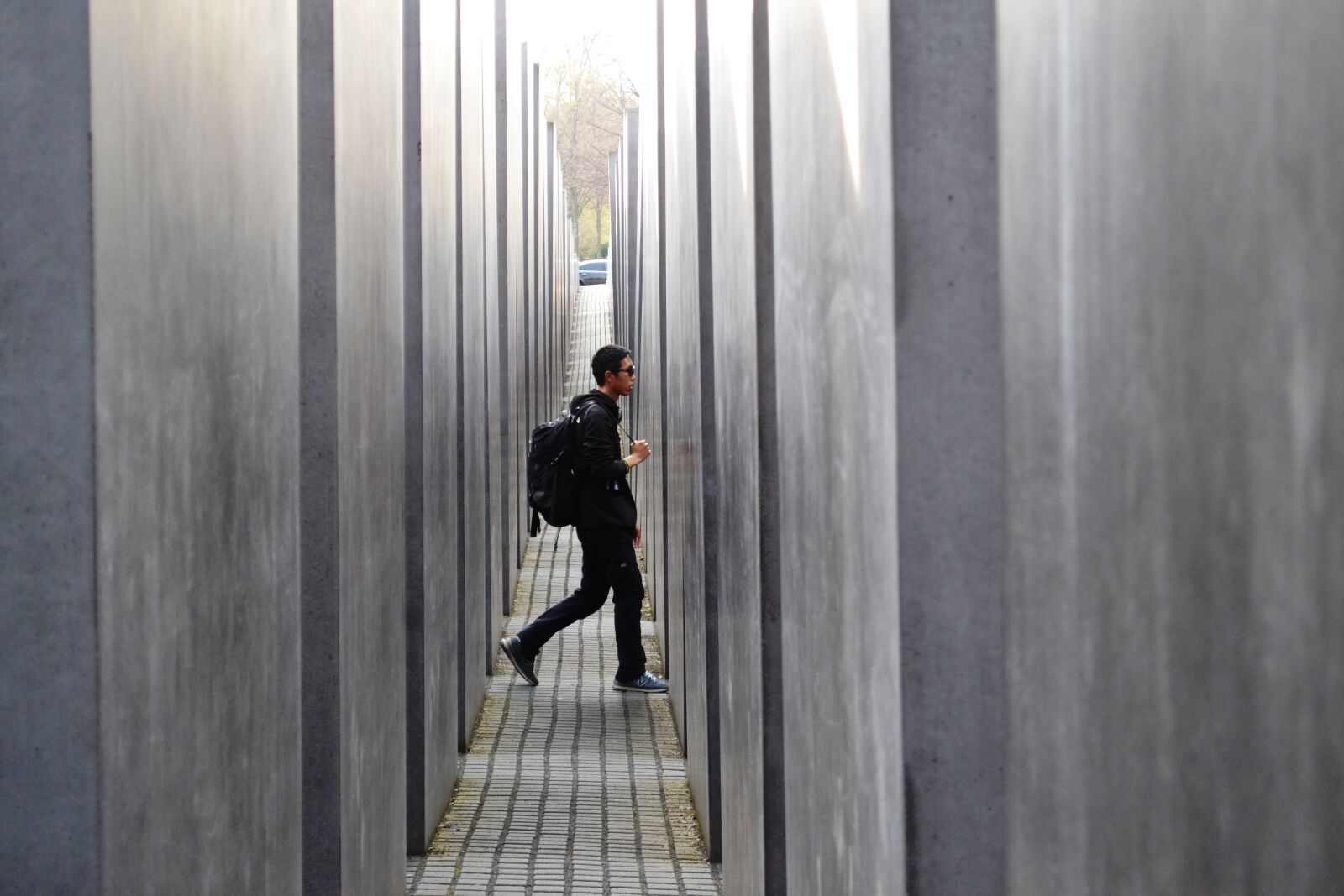 Nikon D3100 sample photo. Holocaust memorial, berlin, monument photography