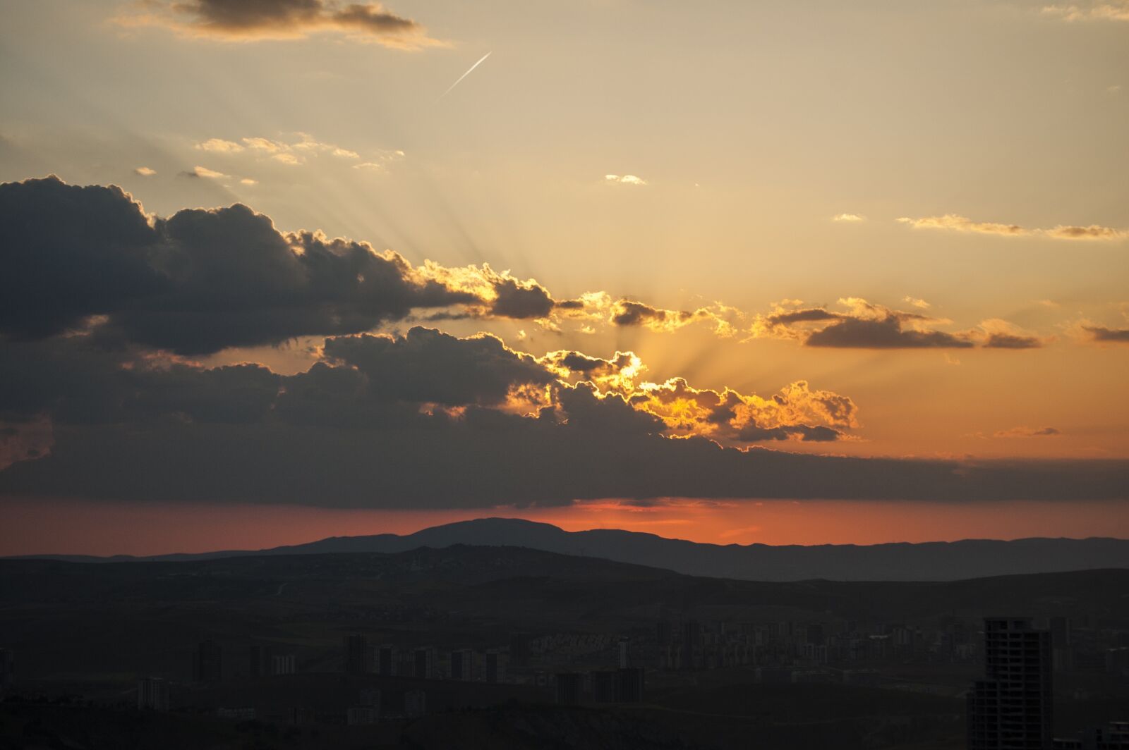 Nikon D40 sample photo. Cloud, sunset, landscape photography