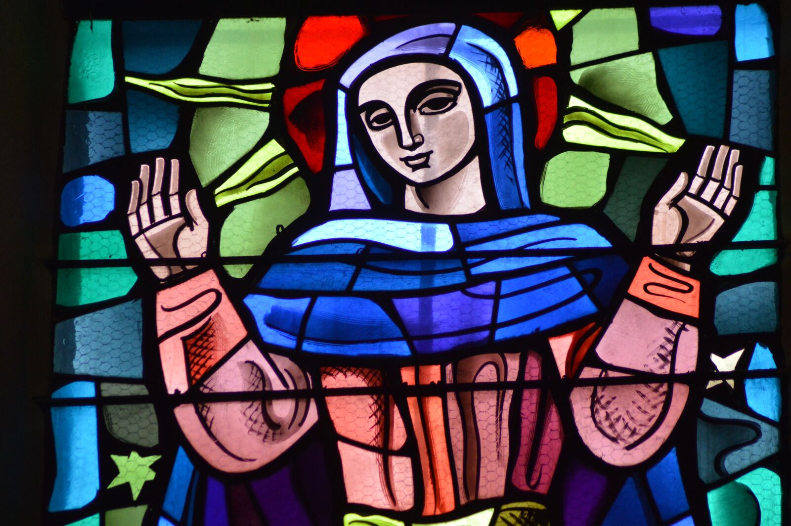 Nikon D3200 sample photo. Stained glass, window, church photography