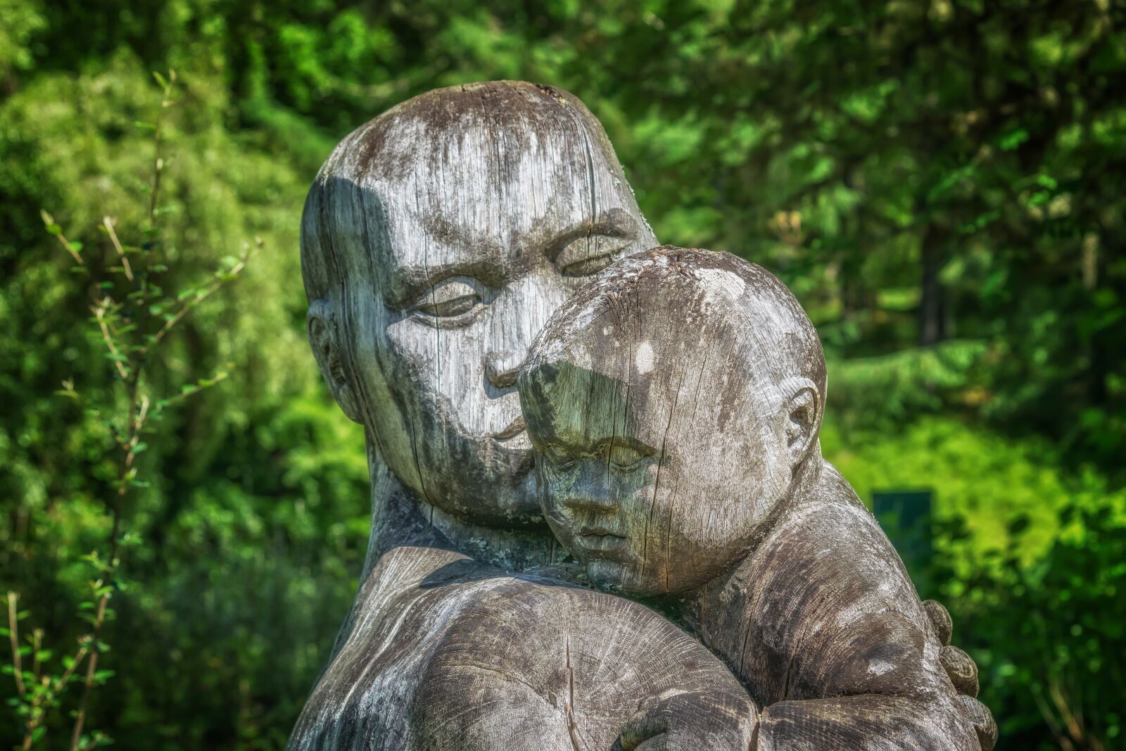 Nikon D3300 sample photo. Sculpture, wood, child photography