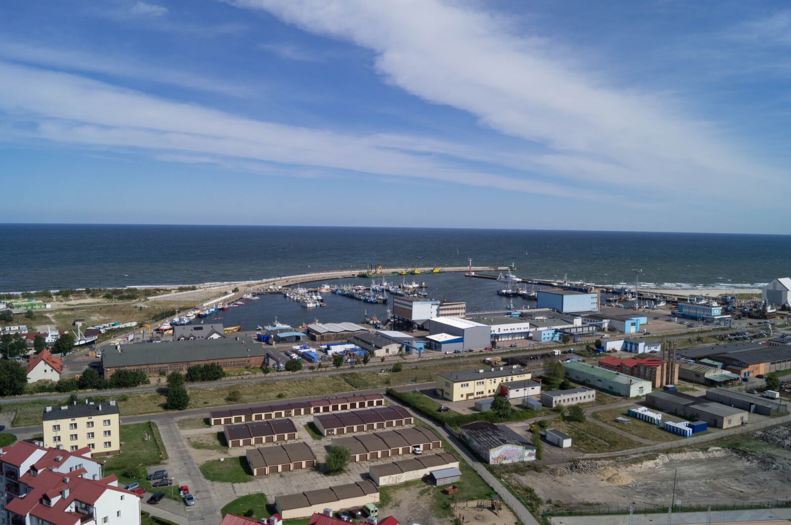 Sony SLT-A37 sample photo. Poland, the coast, buildings photography