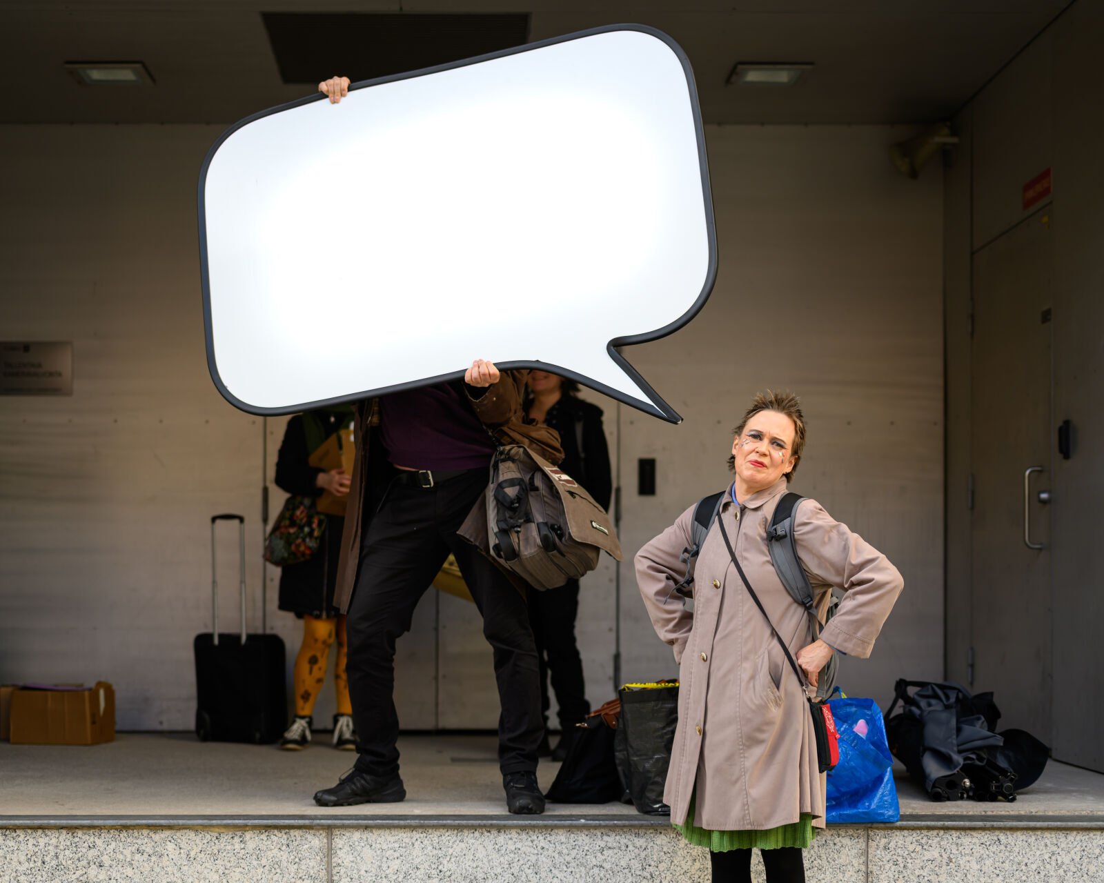 Nikon Z8 sample photo. Comic speech bubble fun photography