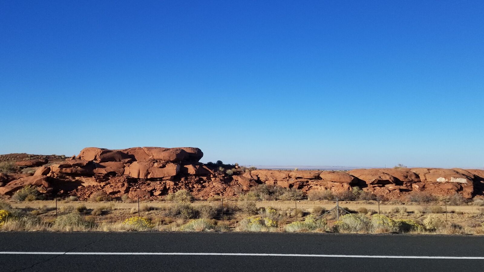Samsung Galaxy S8 sample photo. Nature, desert, blue photography