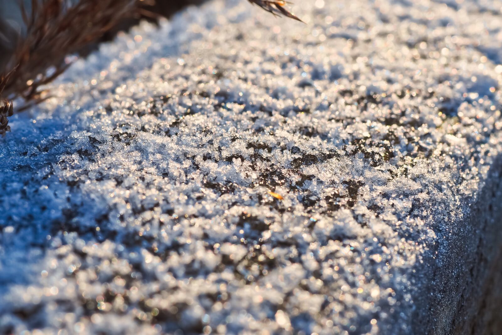 Olympus OM-D E-M10 sample photo. Ice, eiskristalle, winter photography