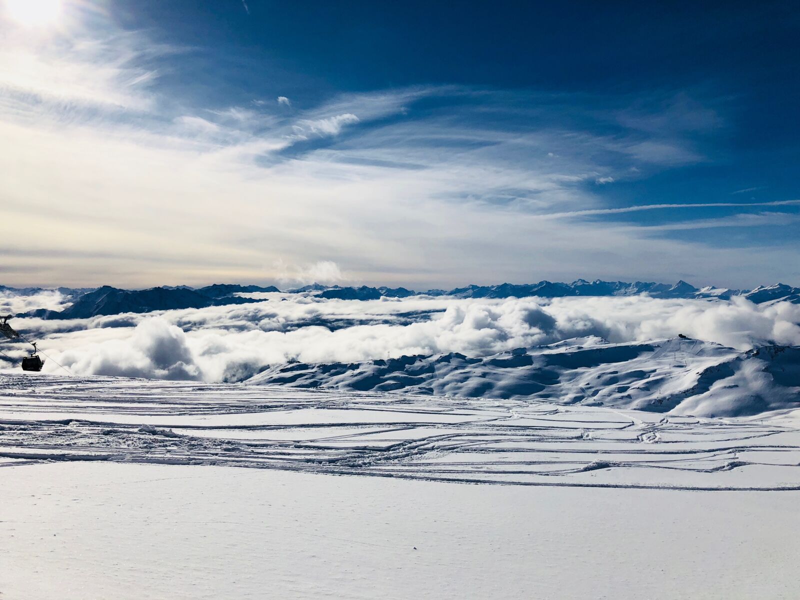 iPhone 8 Plus back dual camera 3.99mm f/1.8 sample photo. Mountain, winter, snow photography