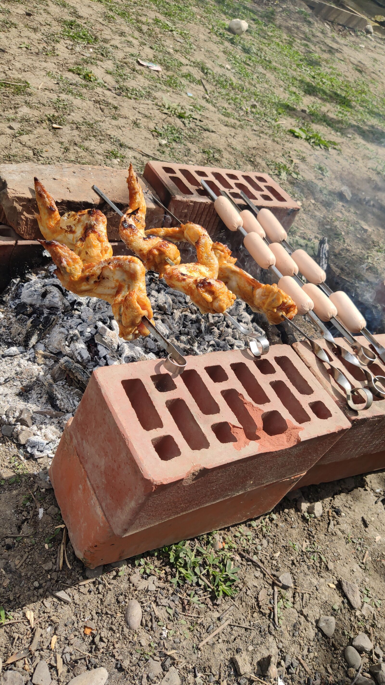 Xiaomi MI 9 sample photo. Shish kebab, summer, vacation photography