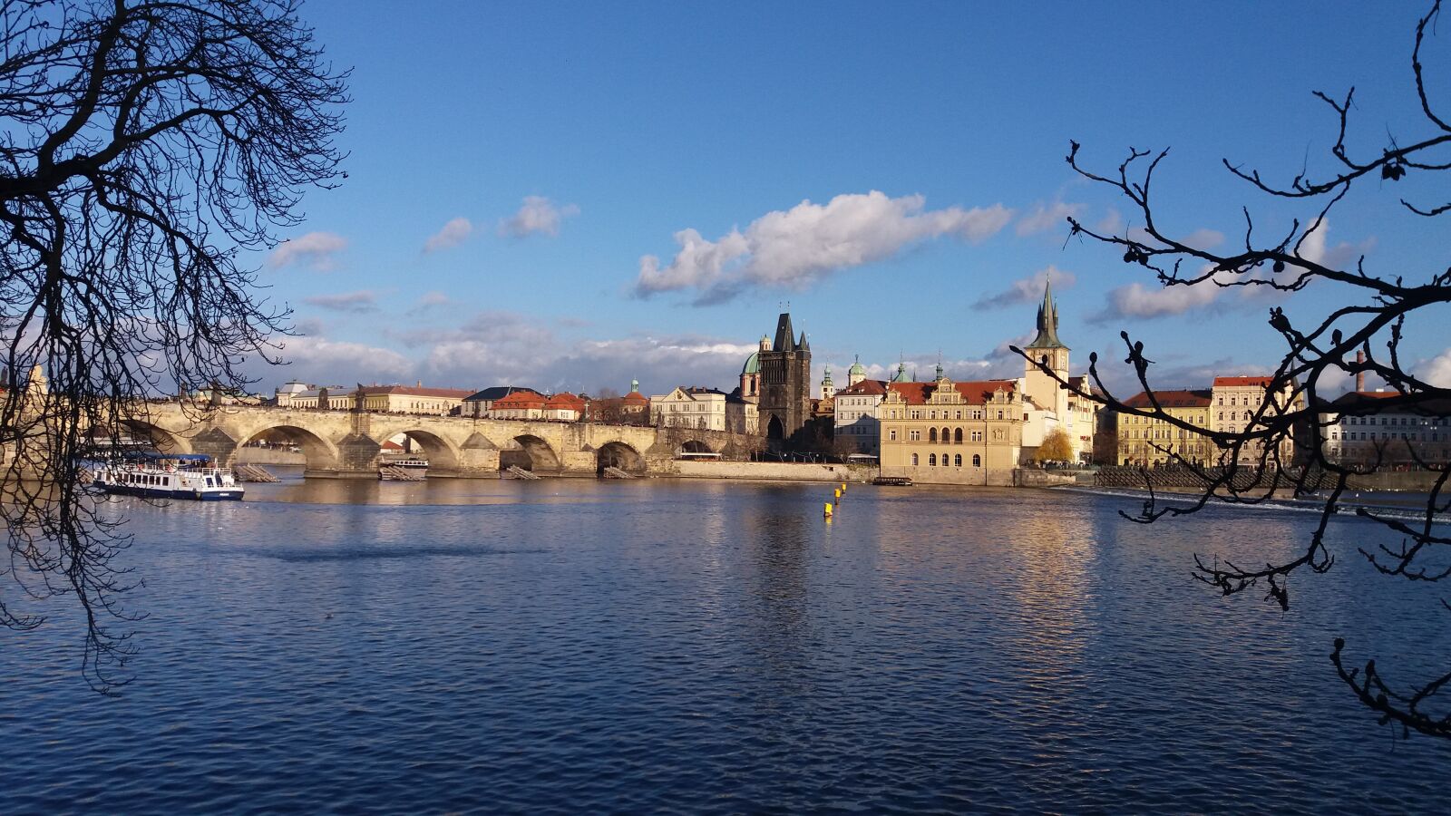 Samsung Galaxy J5 sample photo. Prague, charles bridge, panorama photography