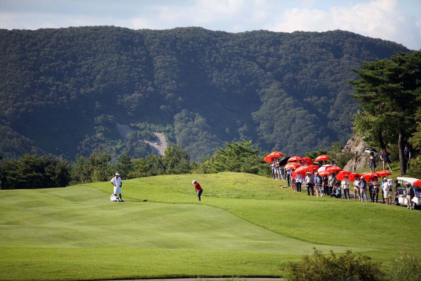 Canon EOS 5D sample photo. Golf, golf tournament, golf photography