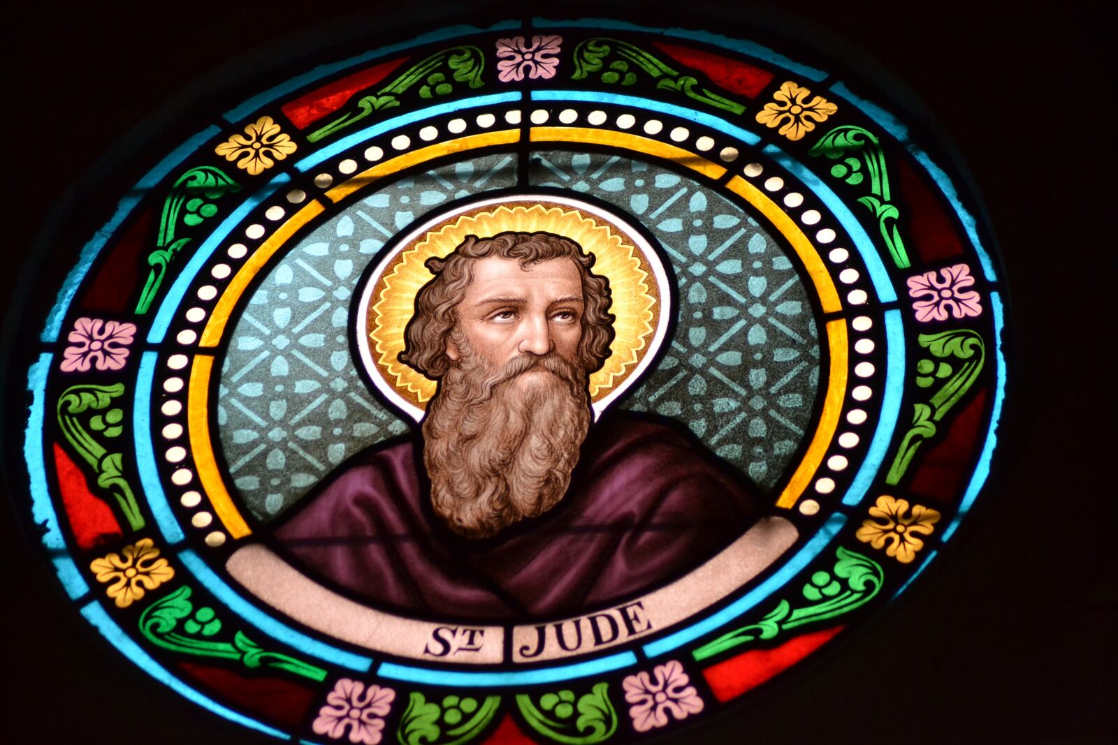 Nikon D3100 sample photo. Stained glass, window, church photography