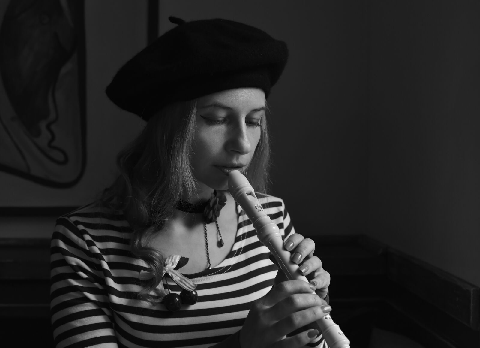 Nikon D750 sample photo. Flute, music, musician photography