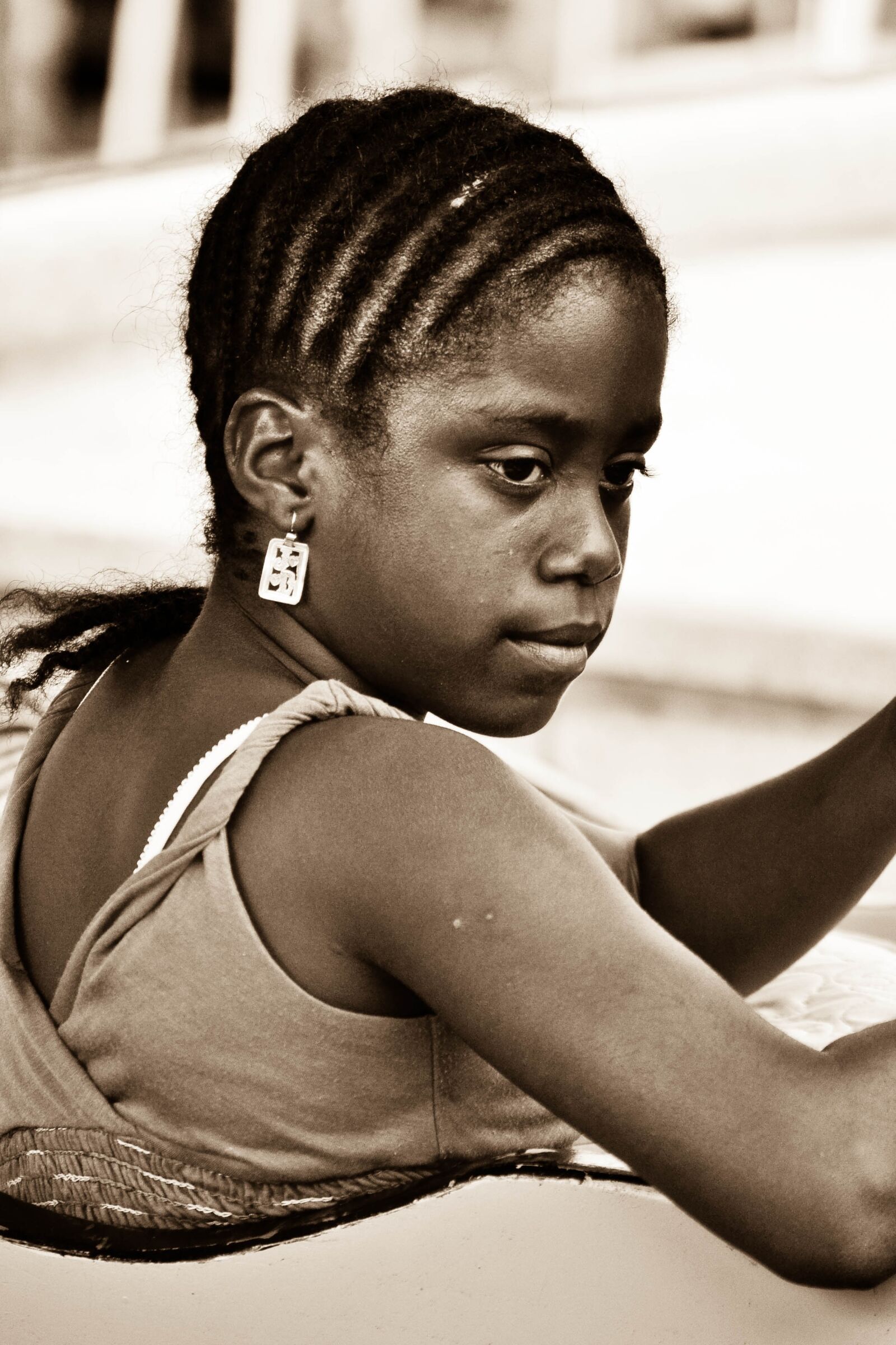 Nikon D3100 sample photo. Honduras, women, black and photography