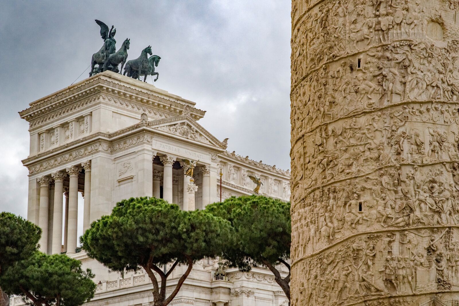 Pentax K-1 Mark II sample photo. Capitol, trajan, rome photography