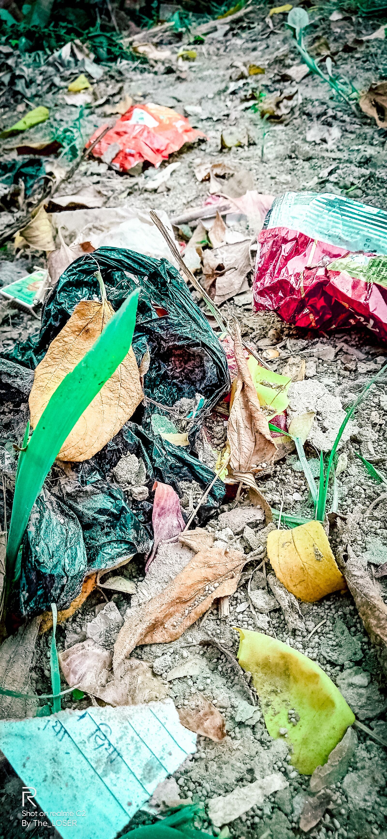 Realme C2 sample photo. Garbage, dust, mobilephotography photography