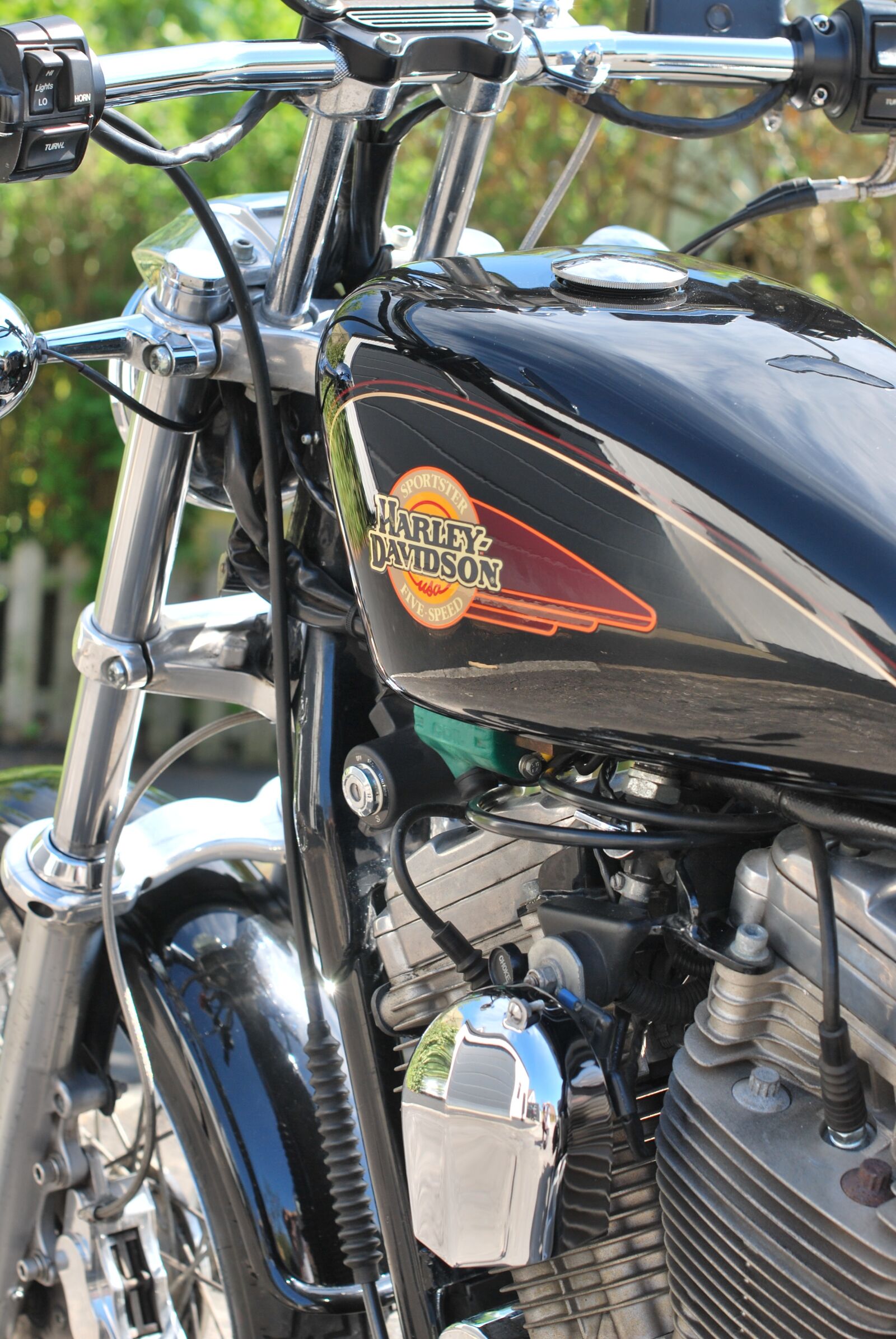Nikon D60 sample photo. Sportster, motorcycle, harley photography