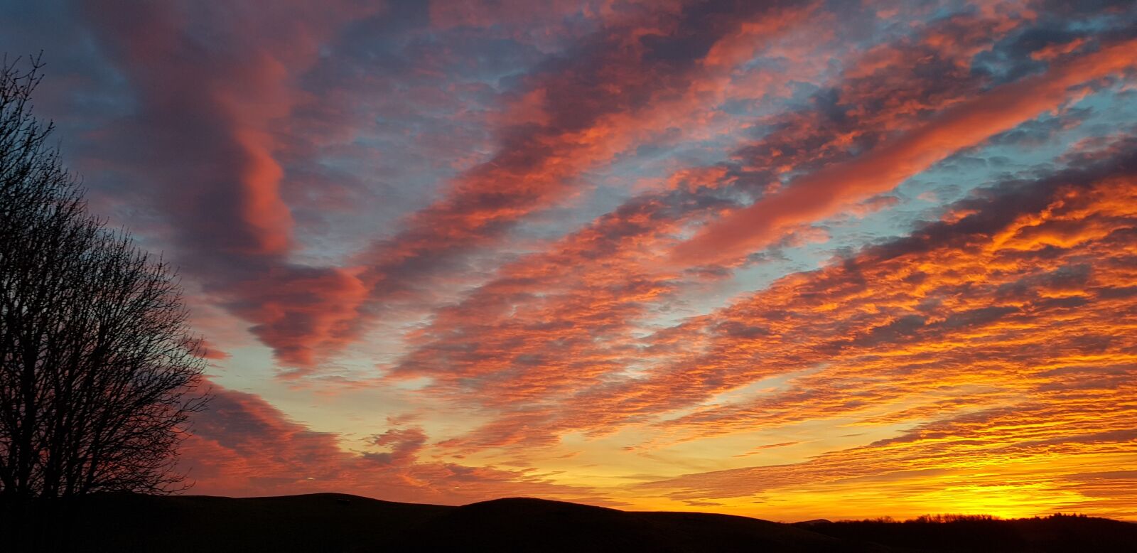 Samsung Galaxy S8 sample photo. Sunset, sky, galloway photography