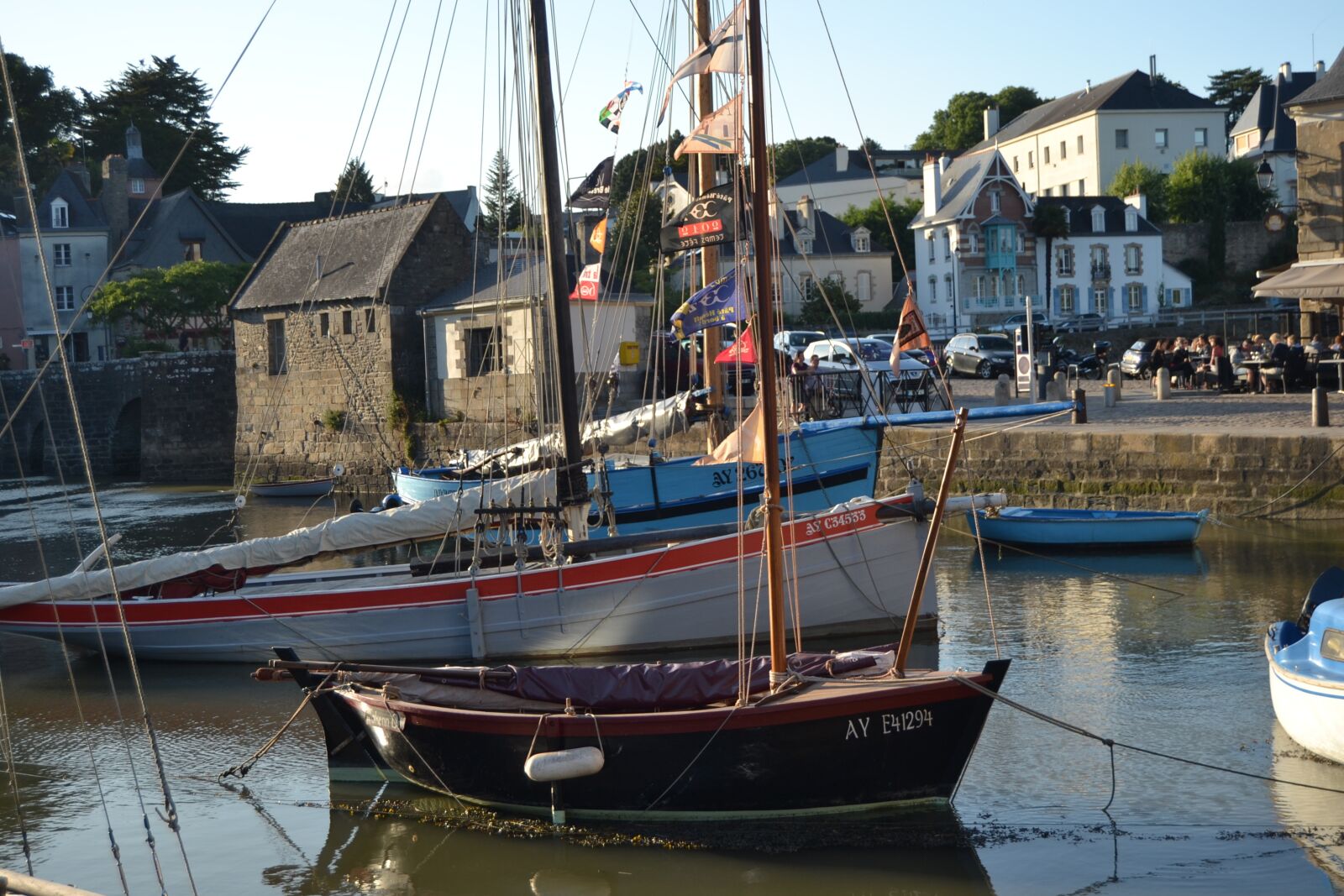 Nikon D3100 sample photo. Brittany, auray port, france photography