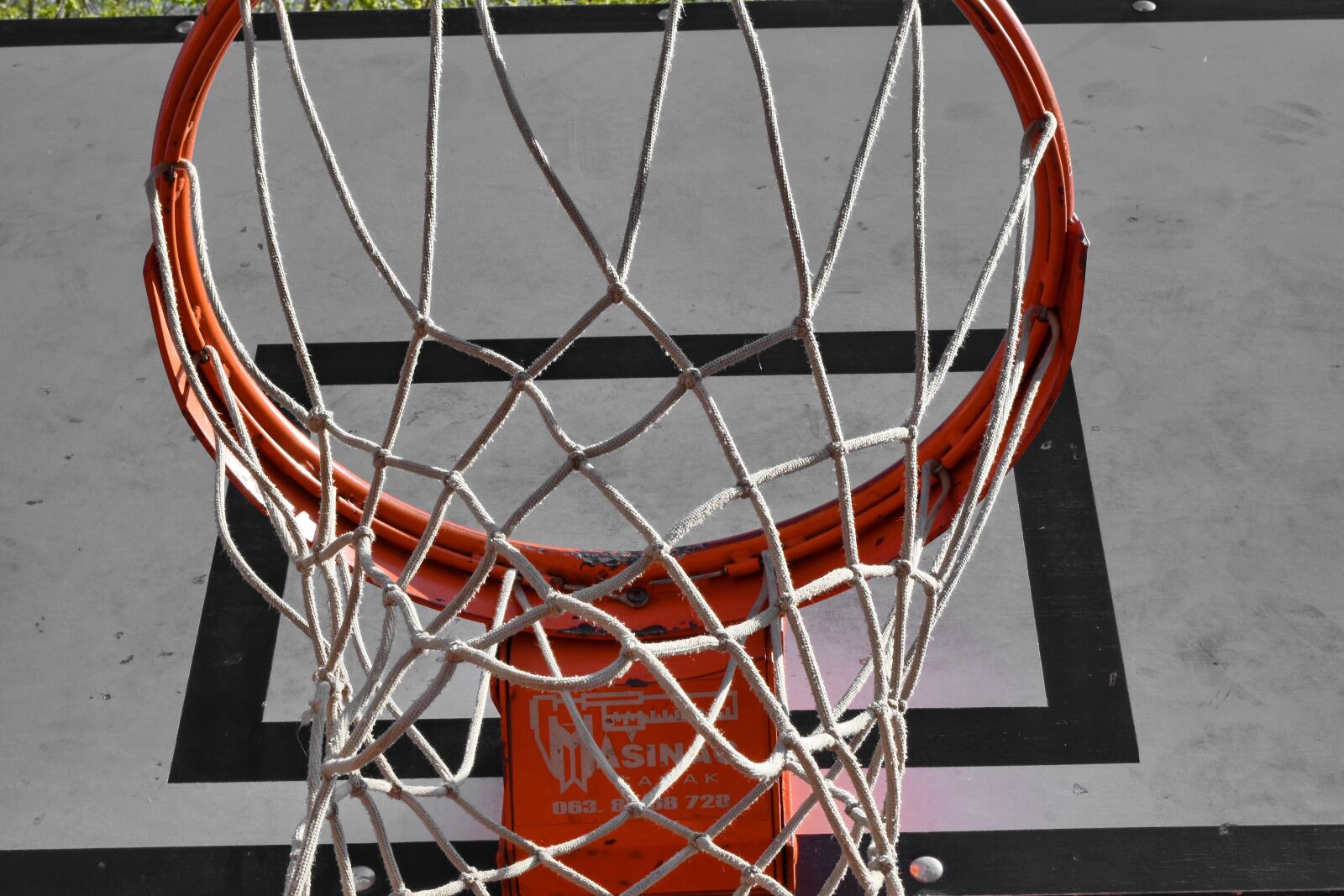 Nikon D5500 sample photo. Basketball court, basket, game photography