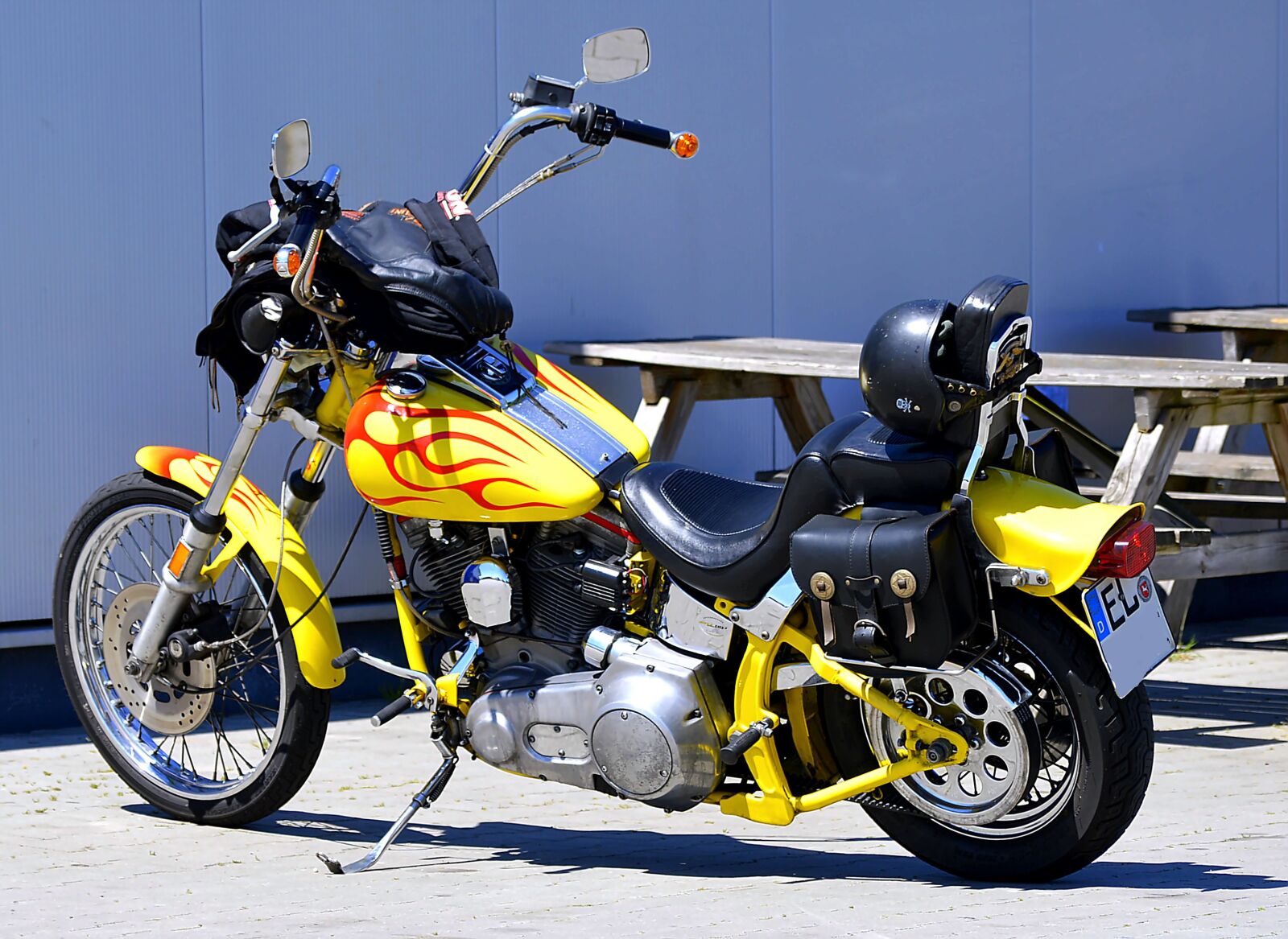 Nikon D3200 sample photo. Motorcycle, chopper, chrome photography