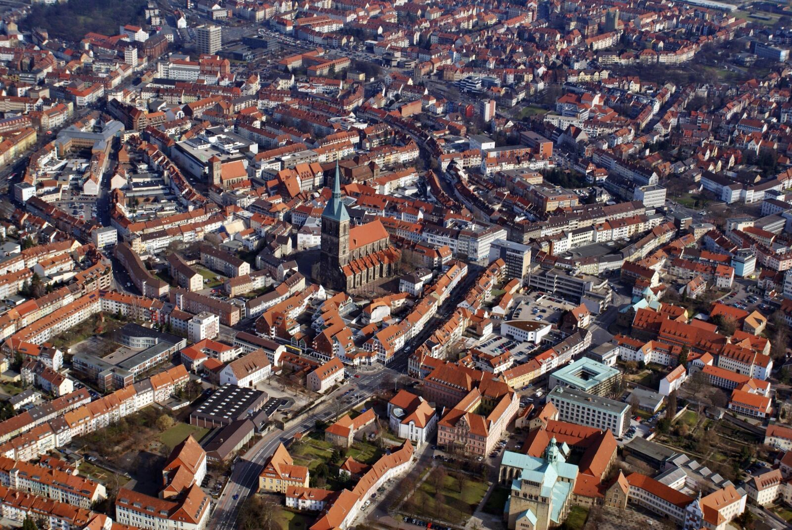 Sony Alpha DSLR-A100 sample photo. Lower saxony, tower, hildesheim photography