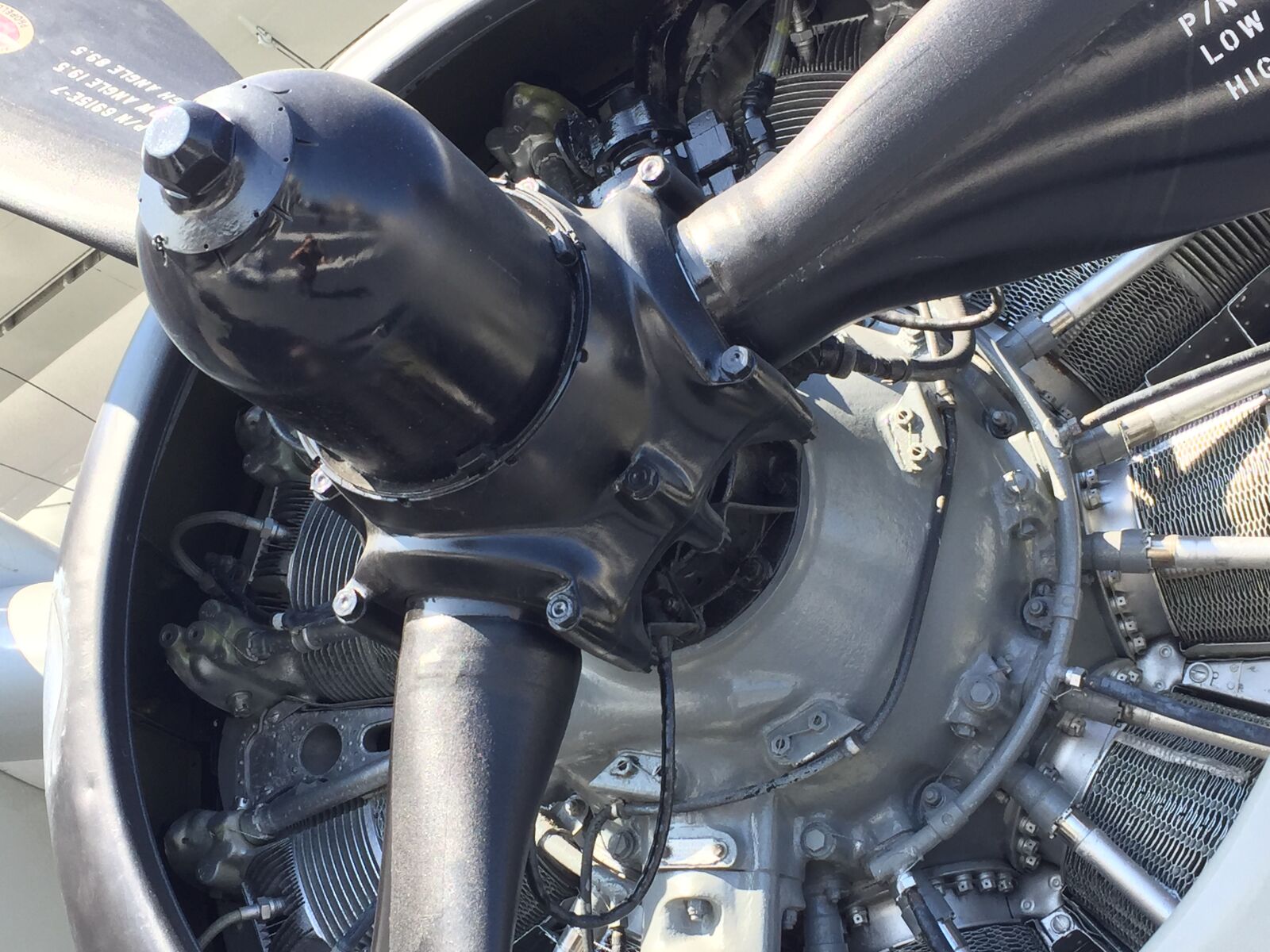 Apple iPhone 6 sample photo. Aircraft, black, chrome, close photography