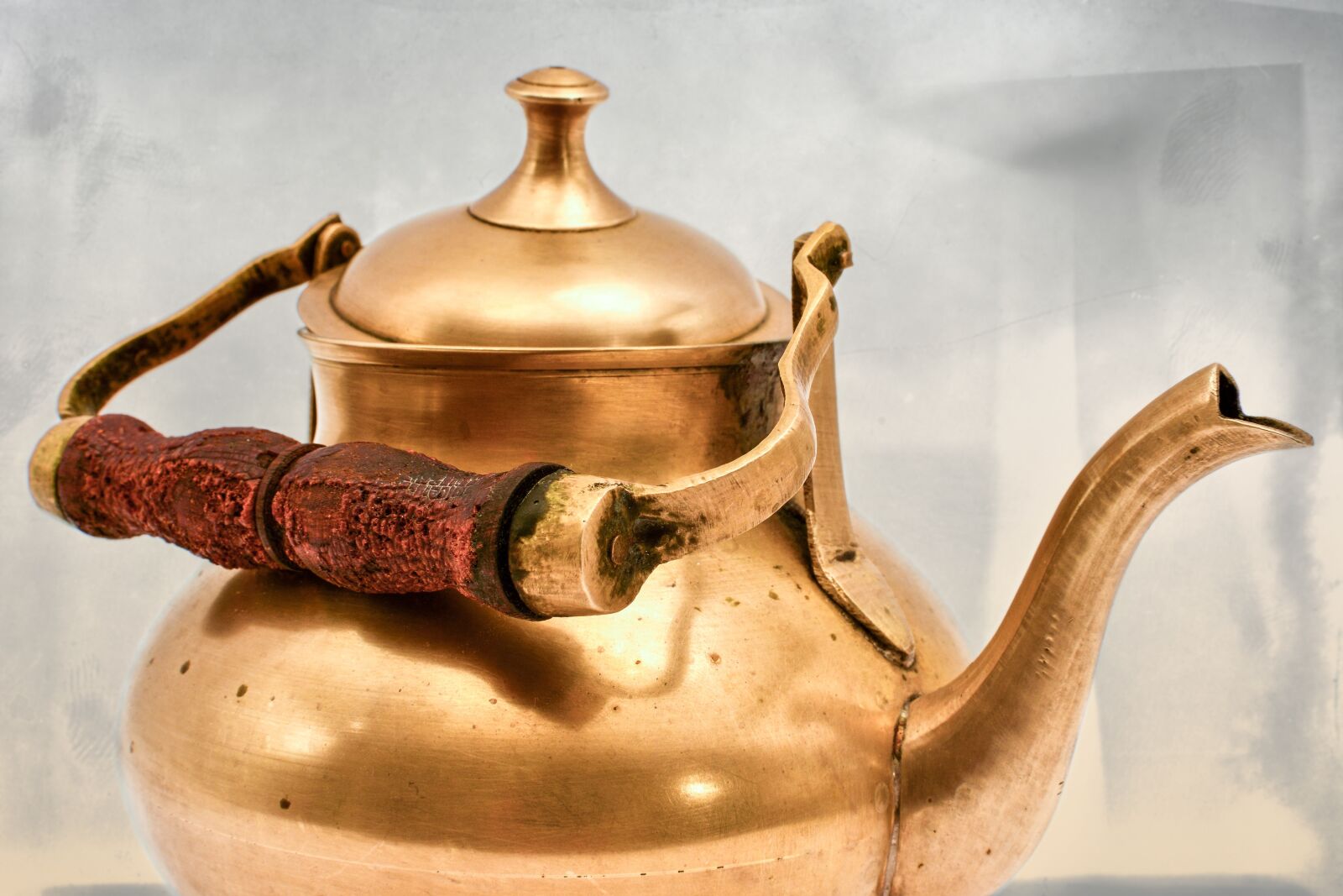Nikon D7200 sample photo. Teapot, brass, pot photography