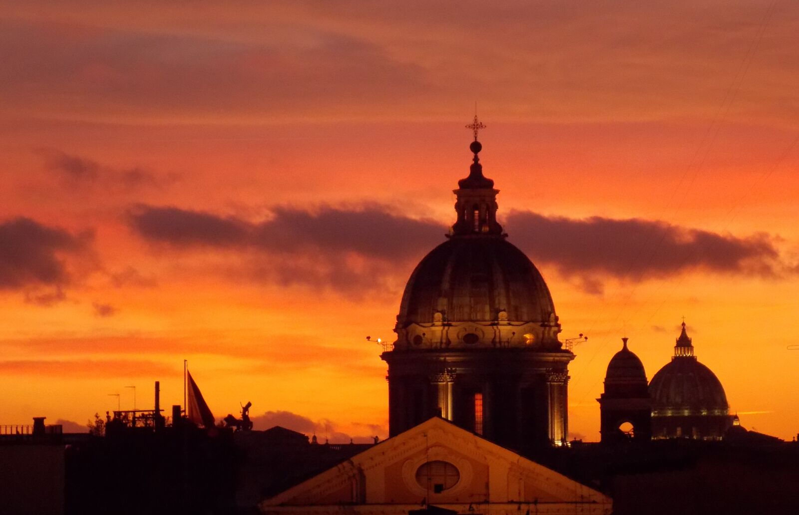 Nikon COOLPIX L320 sample photo. Dome, rome vatican, sunset photography