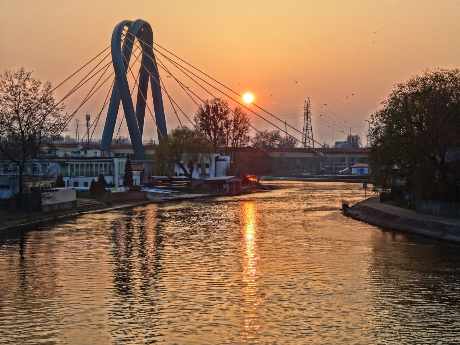 Sony Cyber-shot DSC-HX20V sample photo. Most uniwersytecki, bydgoszcz, bridge photography