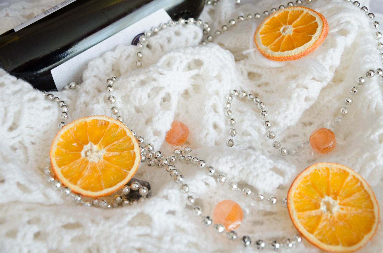 Nikon D5100 sample photo. Alcohol, oranges, new year's photography