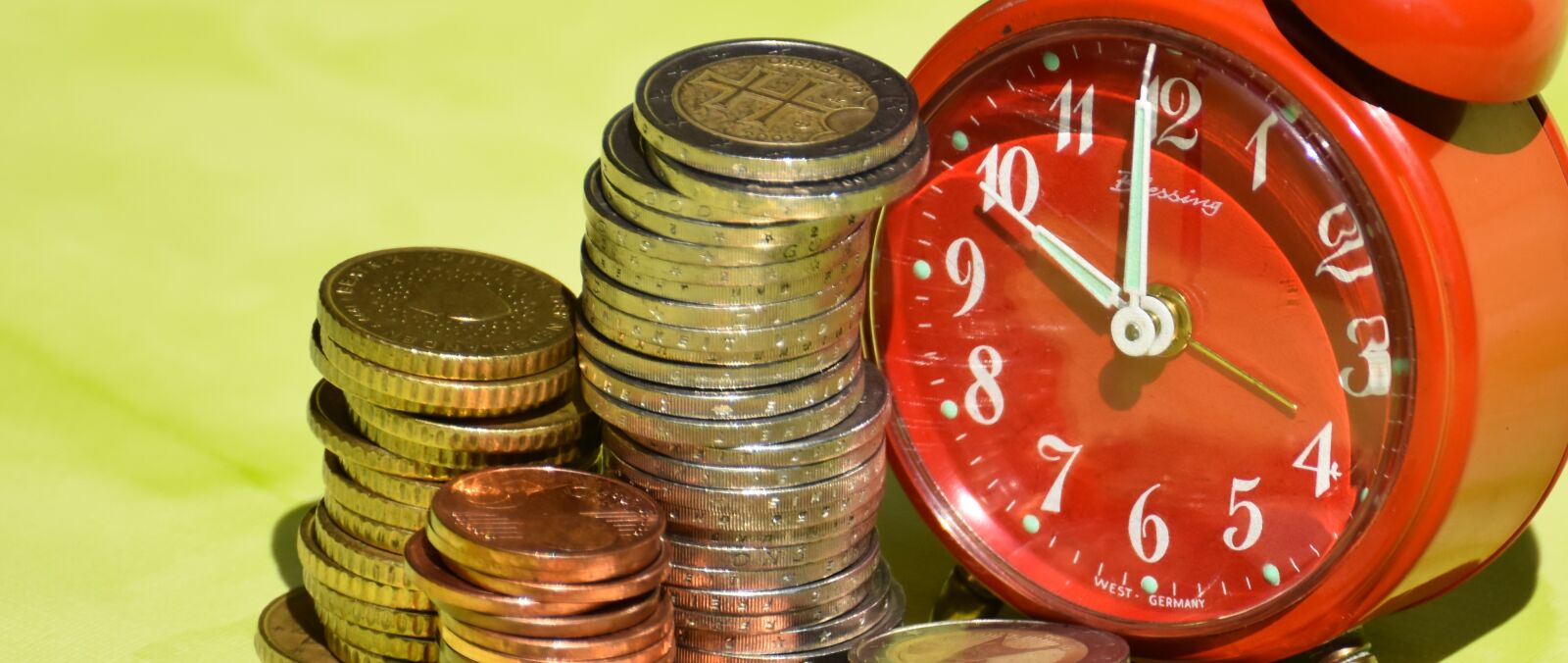 Nikon D7200 sample photo. Time is money, coins photography
