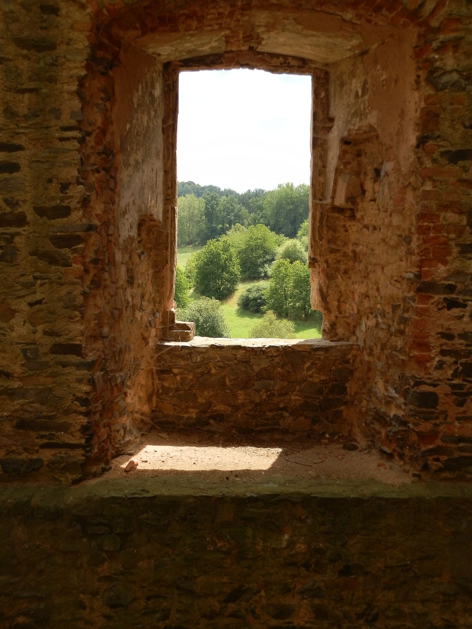 Olympus SZ-10 sample photo. Window, castle, natur photography