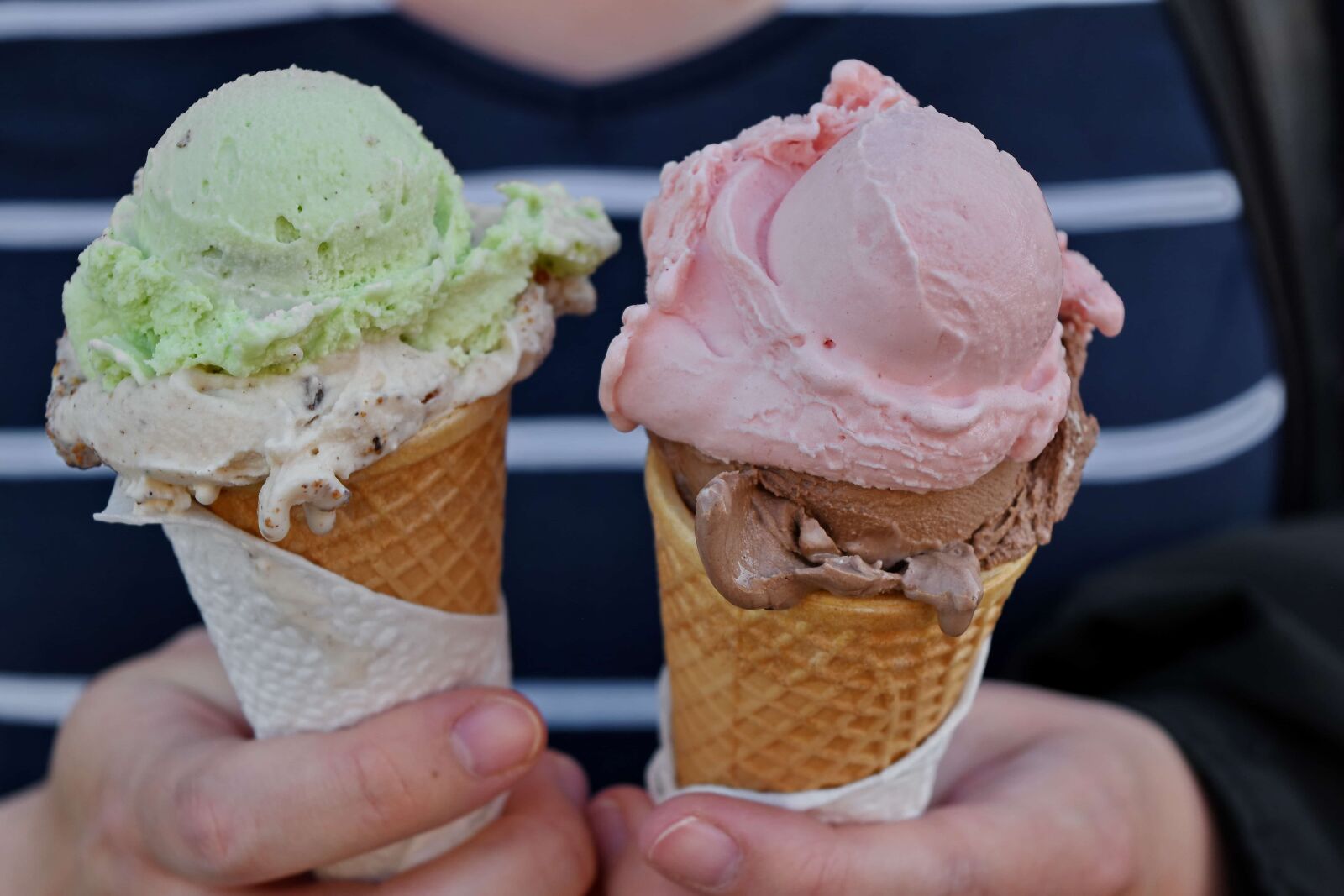 Nikon D5500 sample photo. Cornet, delicious, dessert, icecream photography