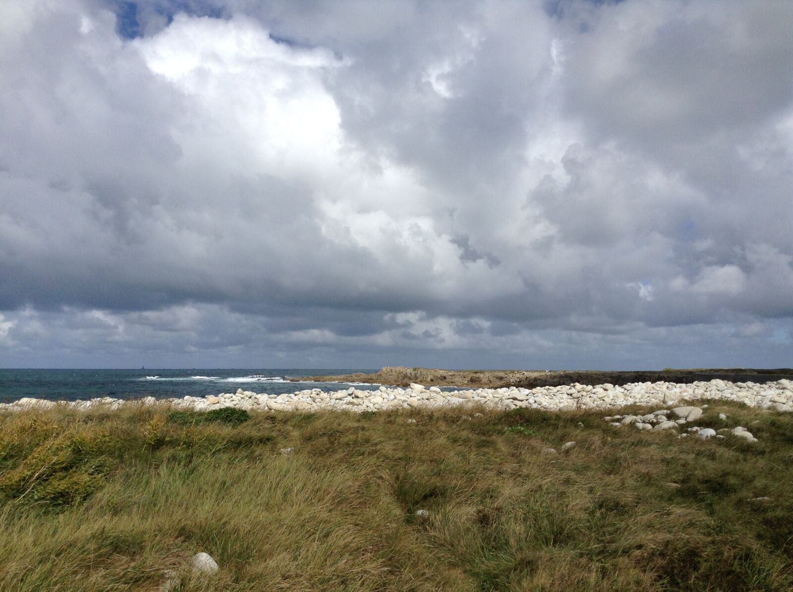 Apple iPad mini sample photo. Coast, sea, clouds photography