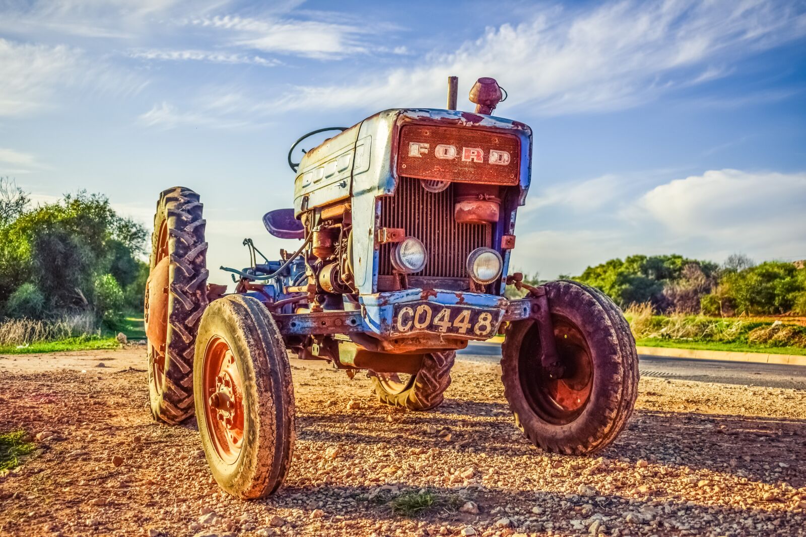 Nikon D3300 sample photo. Tractor, old, antique photography