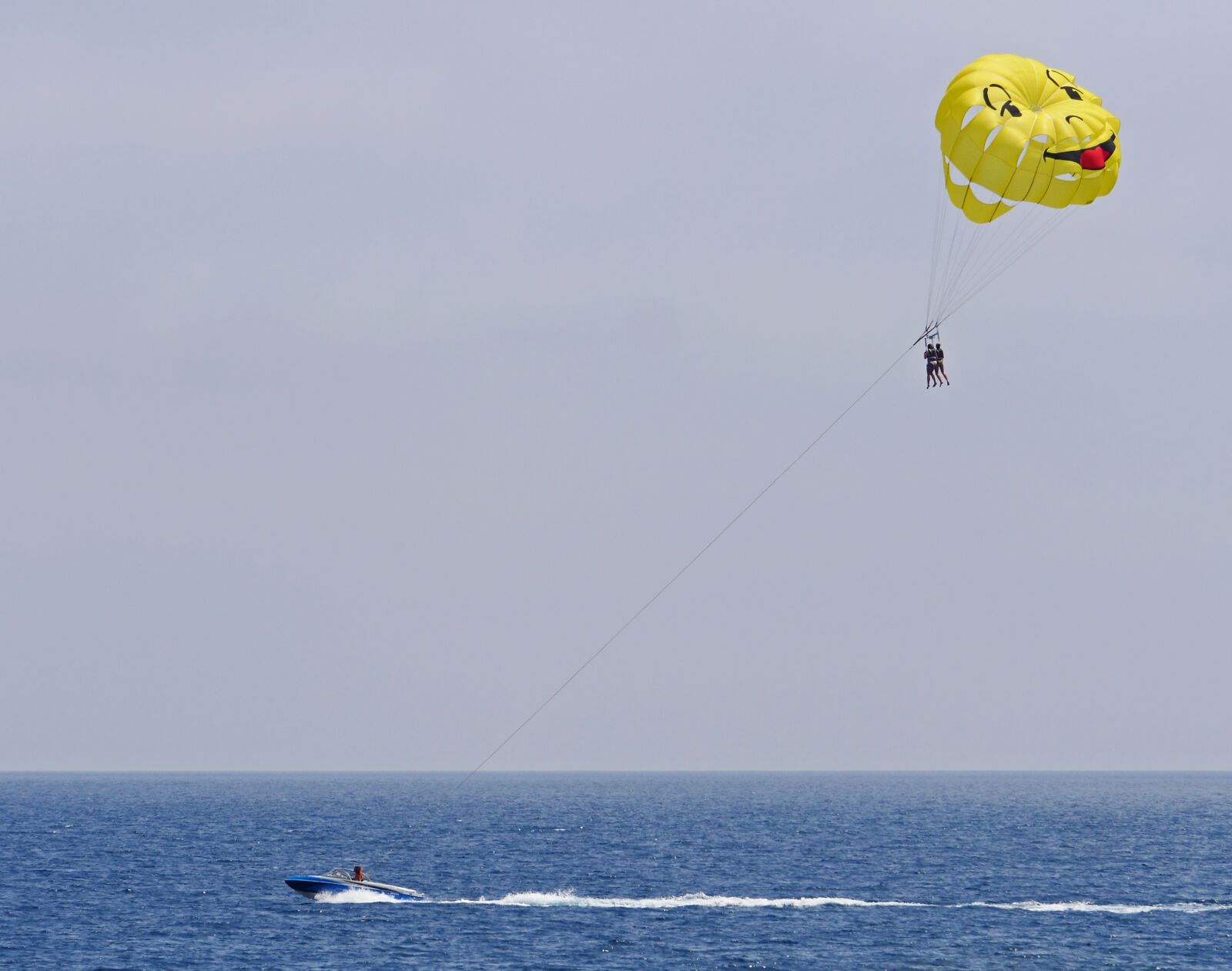 Panasonic Lumix DMC-GH3 sample photo. Parasailing, mediterranean, powerboat photography