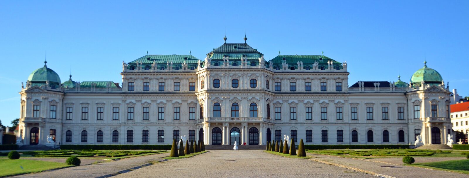 Nikon D3100 sample photo. Belvedere, castle, baroque photography