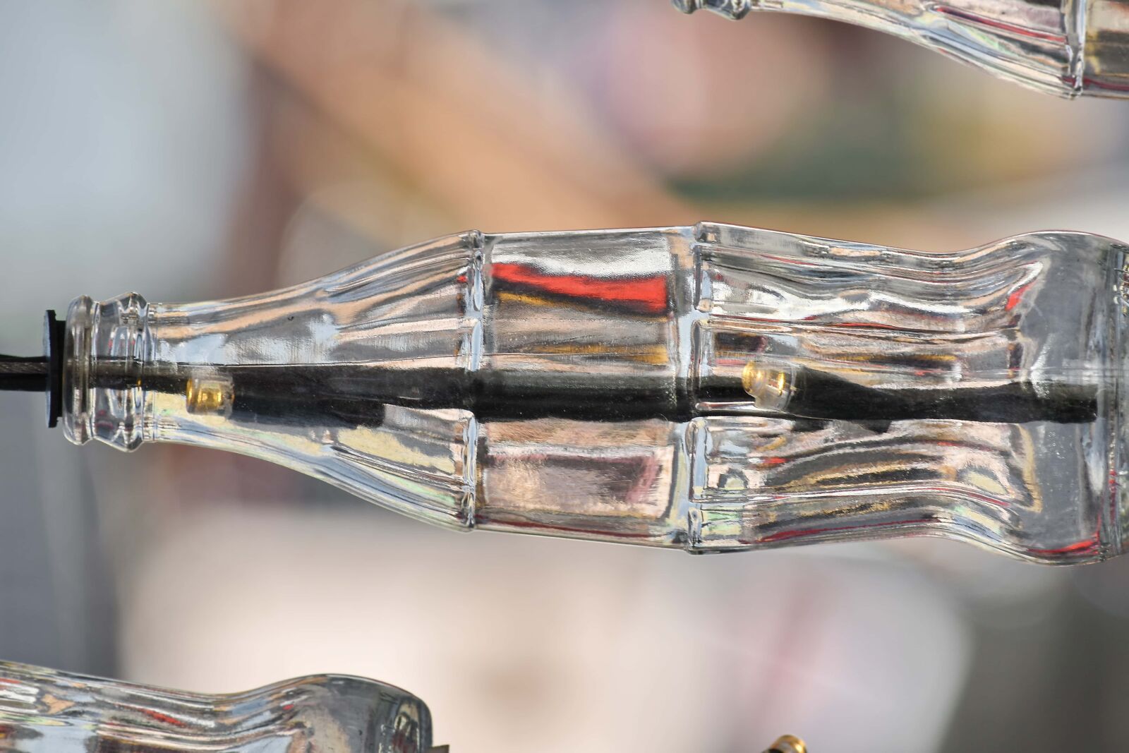 Nikon D5500 sample photo. Bottle, crystal, electricity, light photography