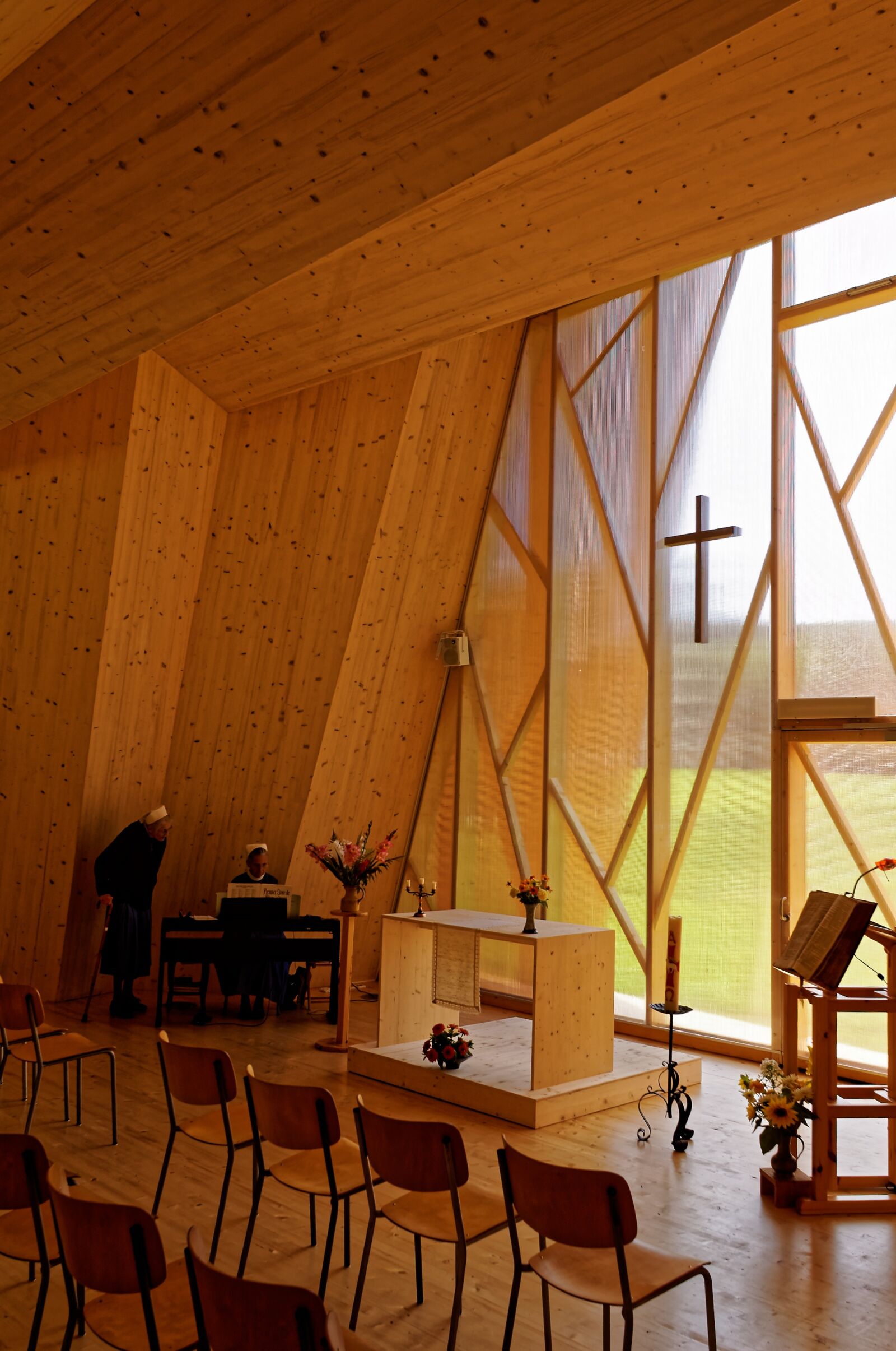 Nikon D50 sample photo. Chapelle, chapel, saint loup photography
