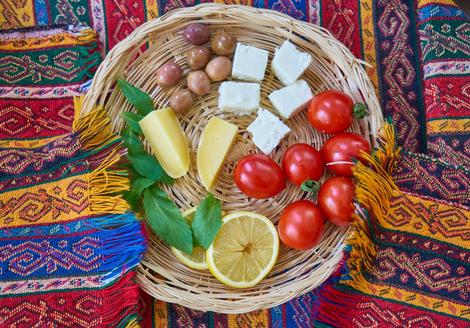 Sony a7R II sample photo. Breakfast, basket, vegetables photography