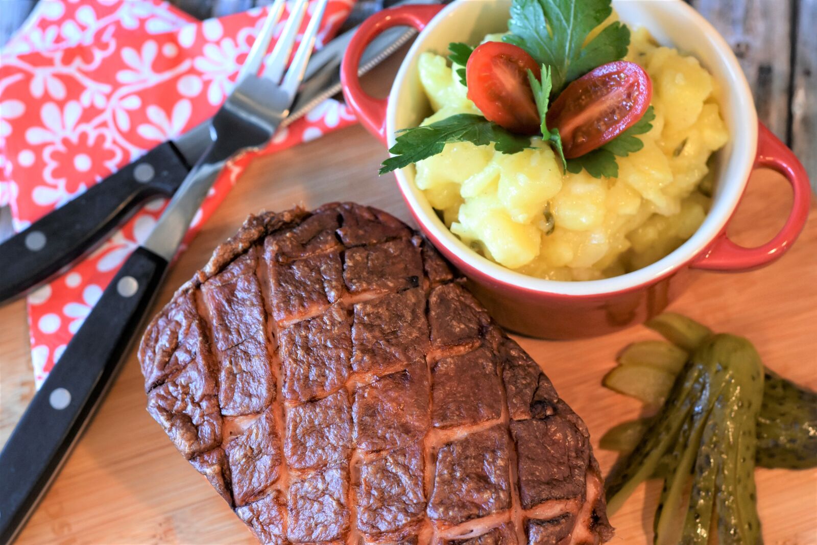 Nikon D7200 sample photo. Meat loaf, liver cheese photography