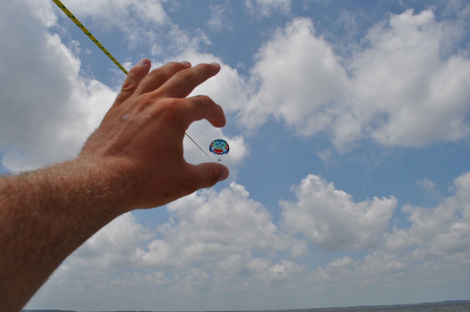 Nikon D5000 sample photo. Parasailing, perspective, point of photography