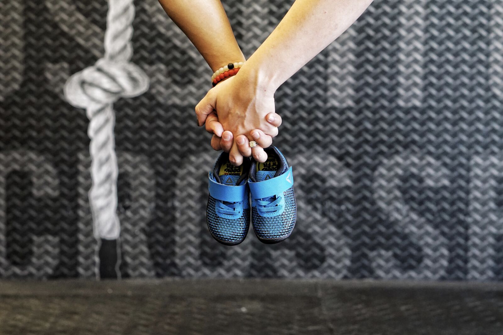 E 50mm F1.8 OSS sample photo. Crossfit, baby, announcements photography