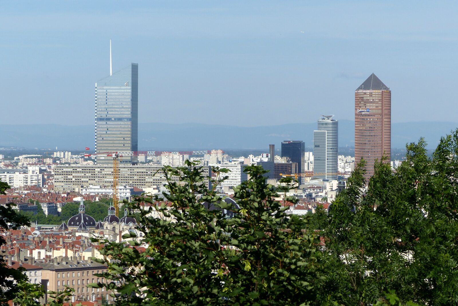 Panasonic Lumix DMC-FZ200 sample photo. Lyon, view, part-dieu photography