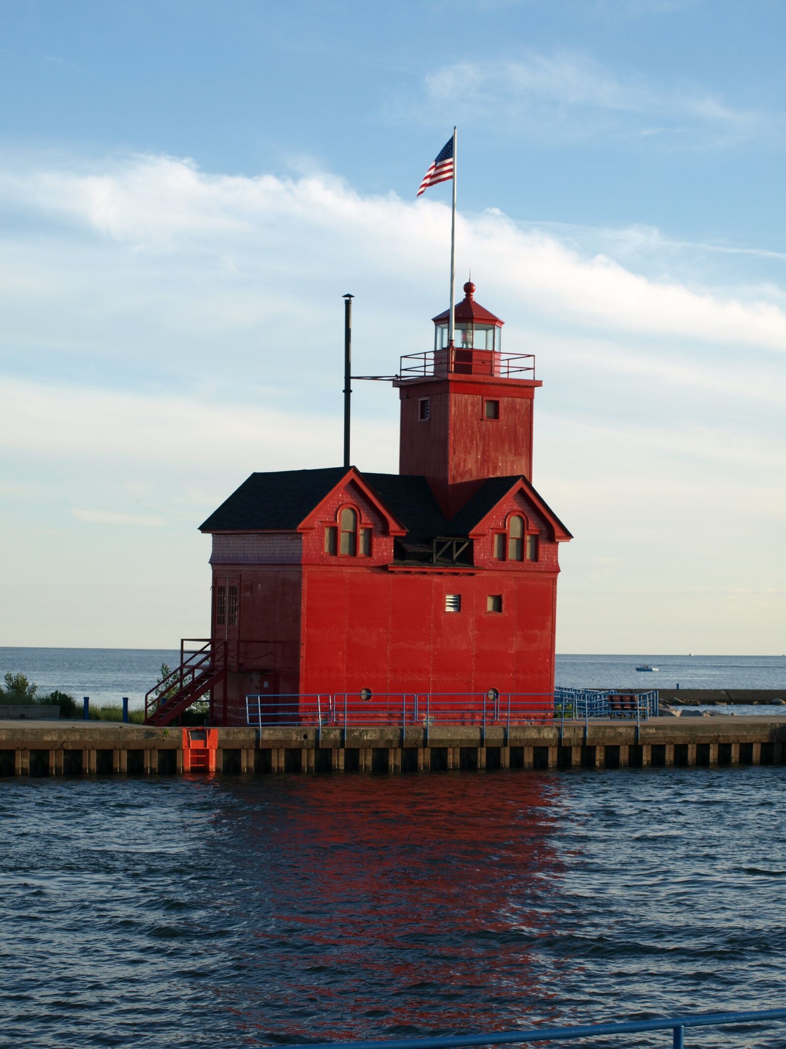 Olympus E-510 (EVOLT E-510) sample photo. Lake, michigan, holland photography