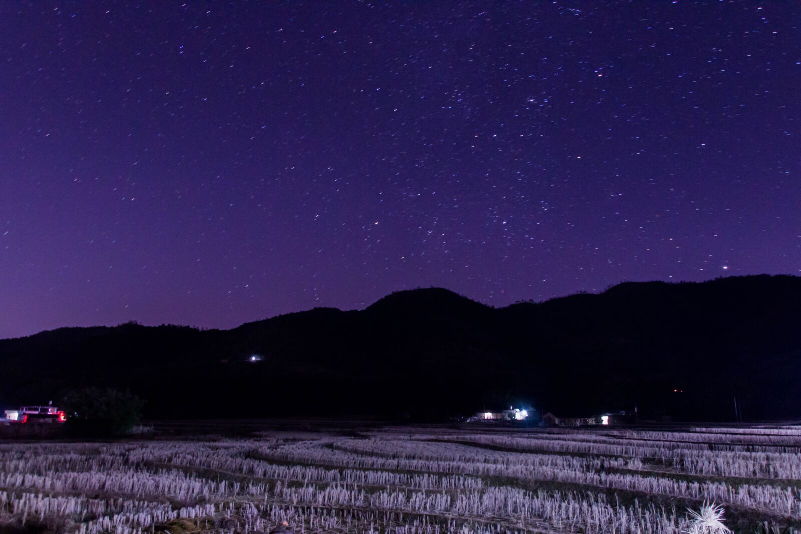Canon EOS 600D (Rebel EOS T3i / EOS Kiss X5) sample photo. Country, night view, fields photography